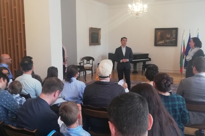 Ceremony at the Embassy of the Republic of Bulgaria in Stockholm to mark the end of the school year of the children from the Bulgarian School in Stockholm